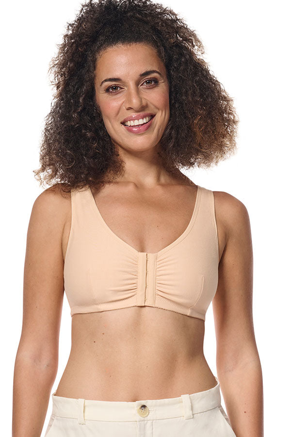 Frances Front Closure Cotton Bra