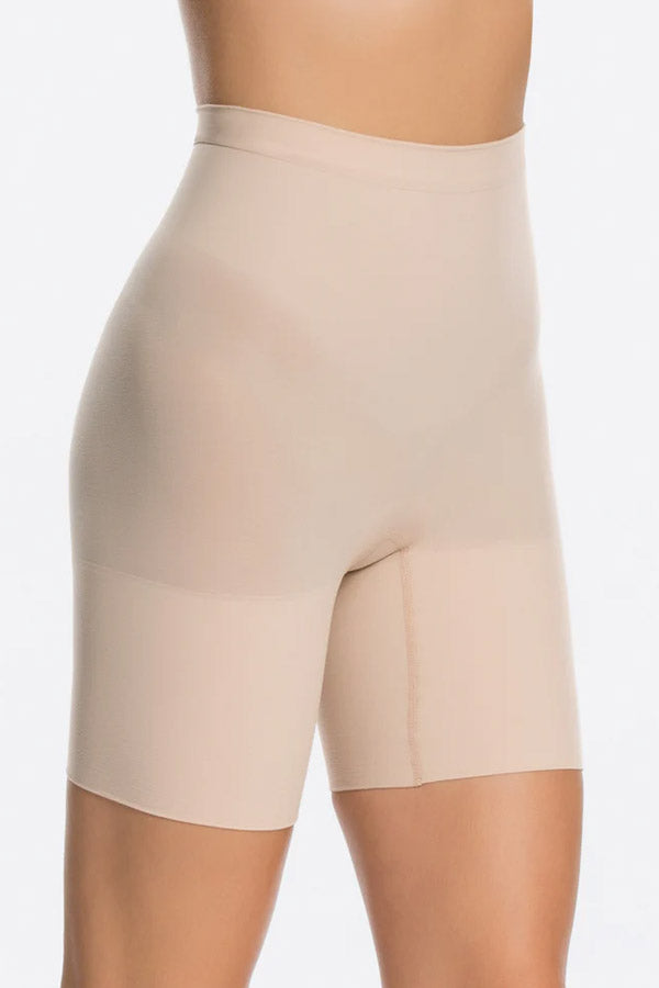Curvesque Laser Sculpt Mid Thigh Shorts - Ambra - Nude