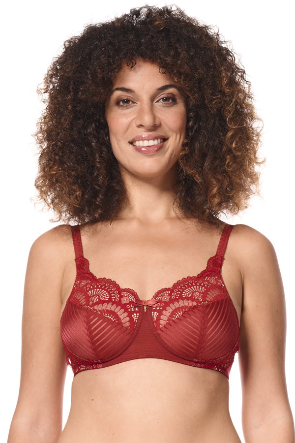 Karolina Padded Soft Cup Bra- Lipstick