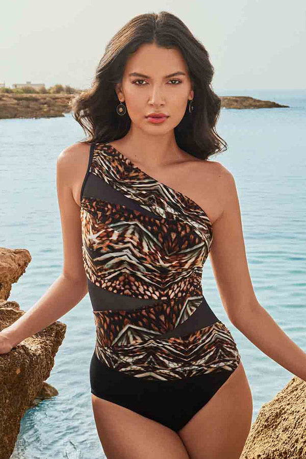 Jena One Shoulder Shaping Swimsuit