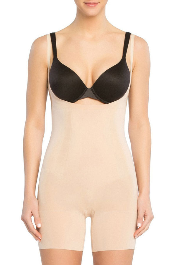 OnCore Open-Bust Mid-Thigh Bodysuit