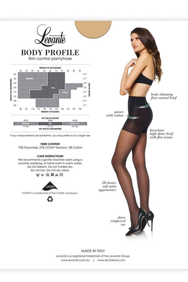 Bodytones Body Profile Sheer - Studio Europe