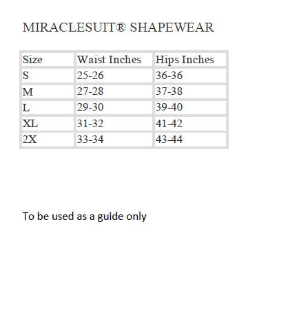 Miraclesuit Women's Flexible Fit Hi-Waist Shaping Brief 2905 M Black